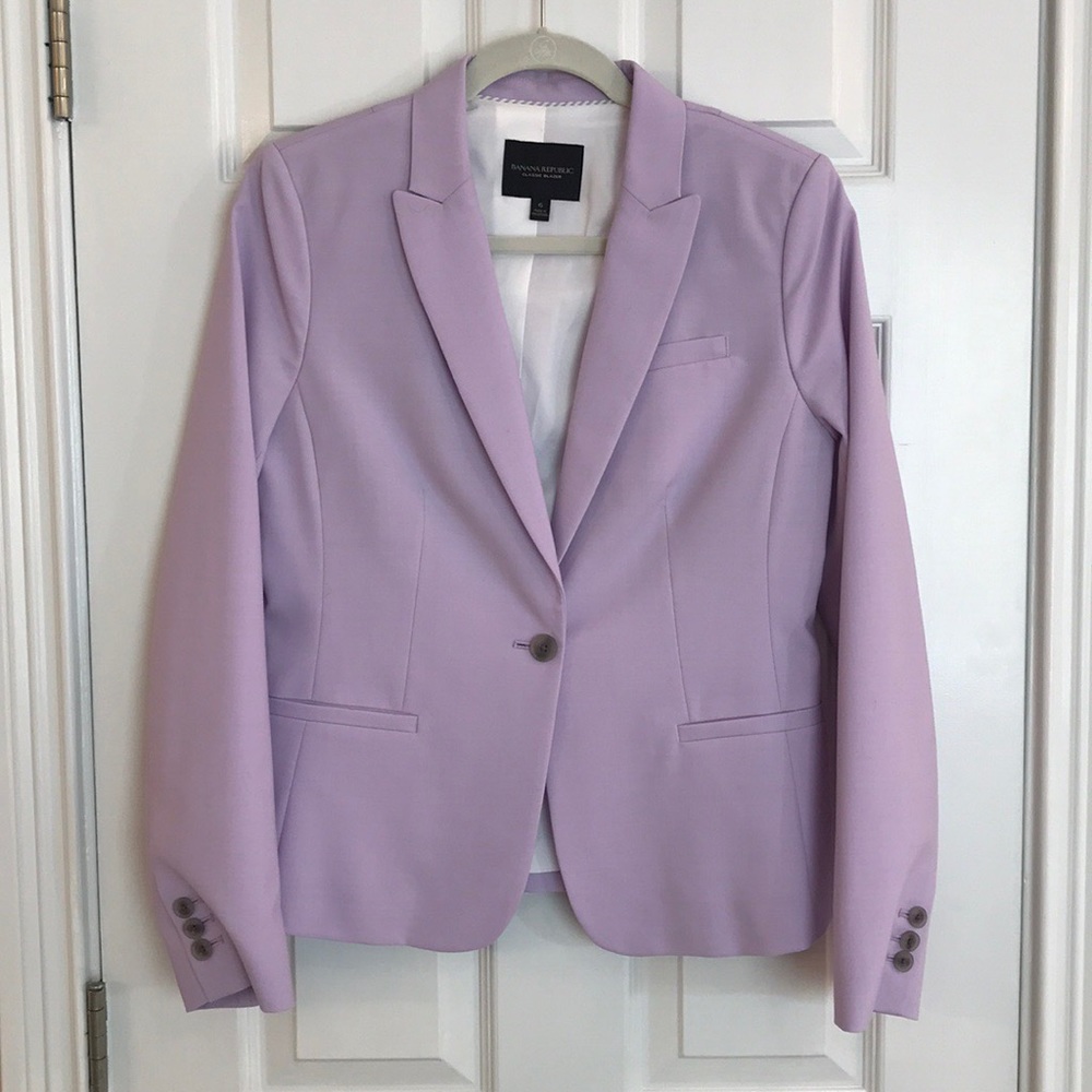 Banana Republic Classic Blazer in Lilac